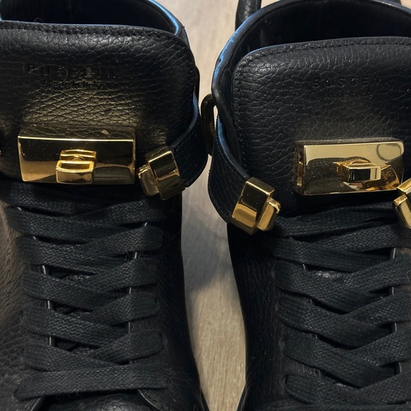 Buscemi black leather sneaker - Picture 7 of 10
